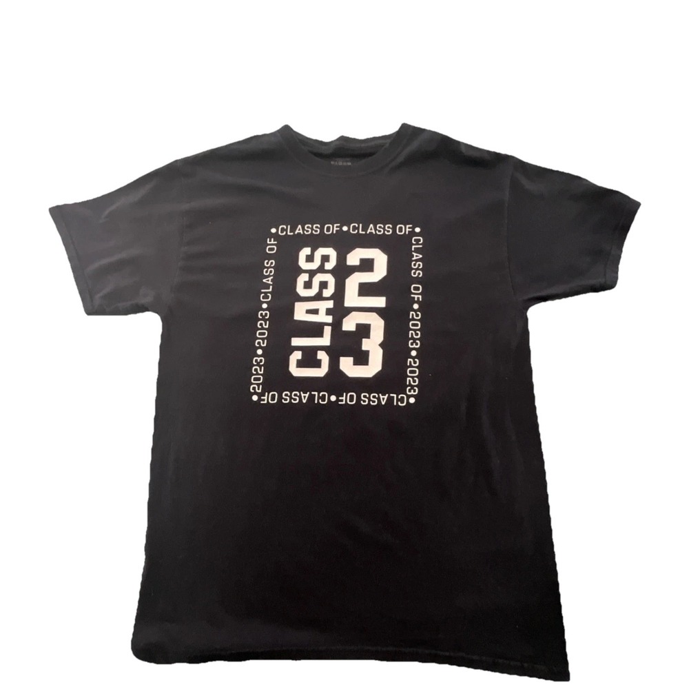 Jostens Class of 2023 Graphic Black Men's T-Shirt Size M